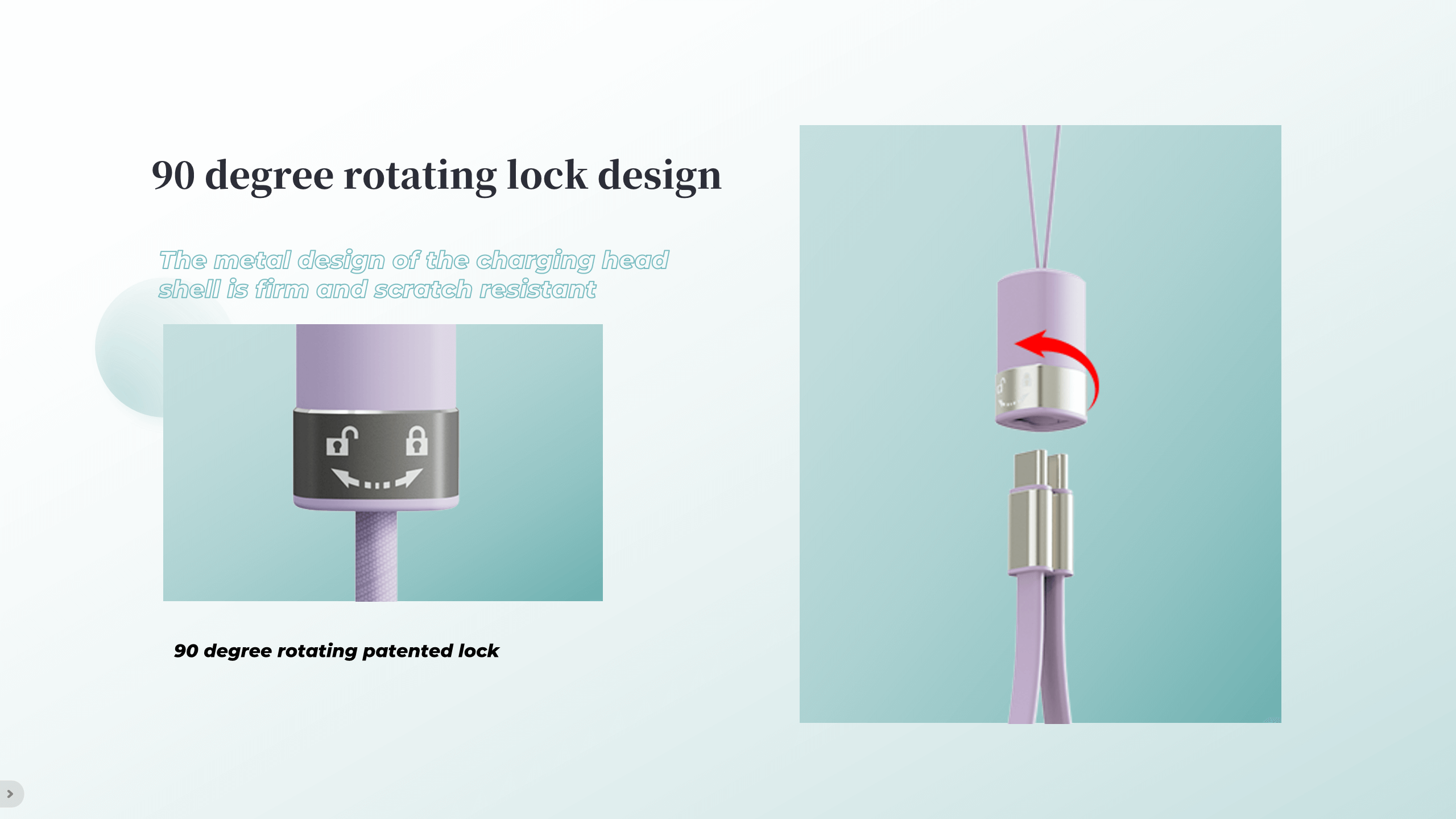 90 Degree Rotating Lock